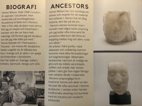 ANCESTORS Yemisi Wilson på Galleri Artsight, Hornsgatan 36A, Stockholm. 