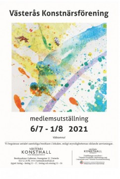 Medlemmar ställer ut på Västerås Konsthall