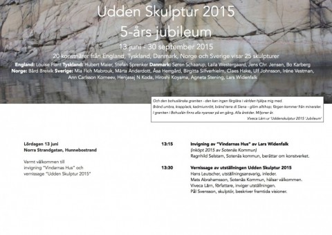 UDDEN SKULPTUR 2015